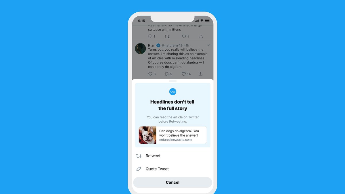 Twitter prompt Twitter prompt