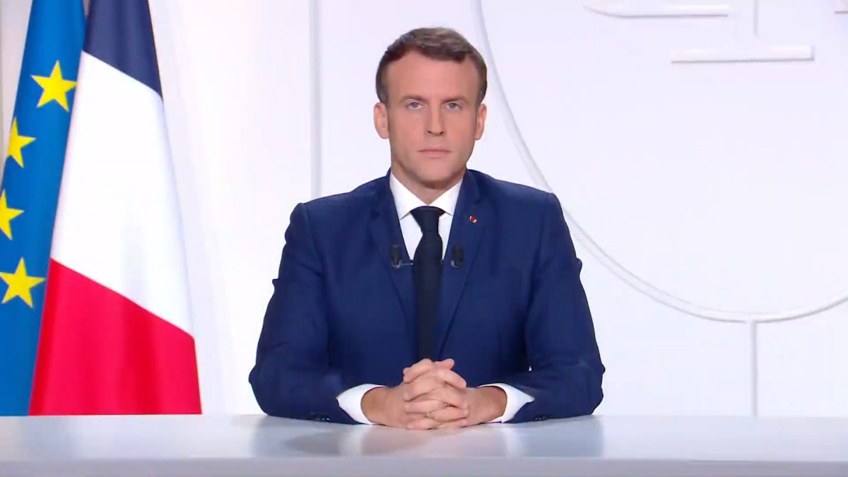 Emmanuel Macron le 24/11/20 // Source : Élysée Emmanuel Macron le 24/11/20 // Source : Élysée