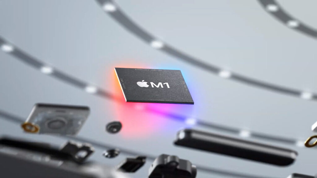 Le MacBook Air sous processeur M1 // Source : Capture d'écran Numerama Le MacBook Air sous processeur M1 // Source : Capture d'écran Numerama