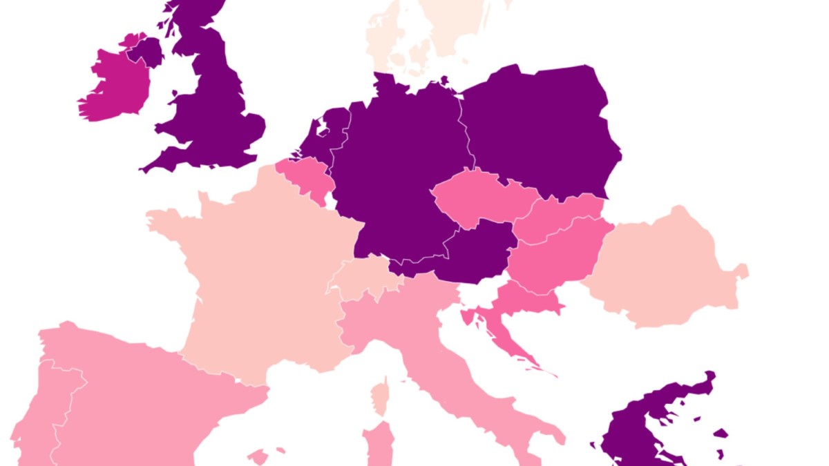 Carte d'Europe des mesures restrictives contre le coronavirus, janvier 2021. Carte d'Europe des mesures restrictives contre le coronavirus, janvier 2021.