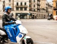 Un CityScoot dans la ville // Source : CityScoot Un CityScoot dans la ville // Source : CityScoot