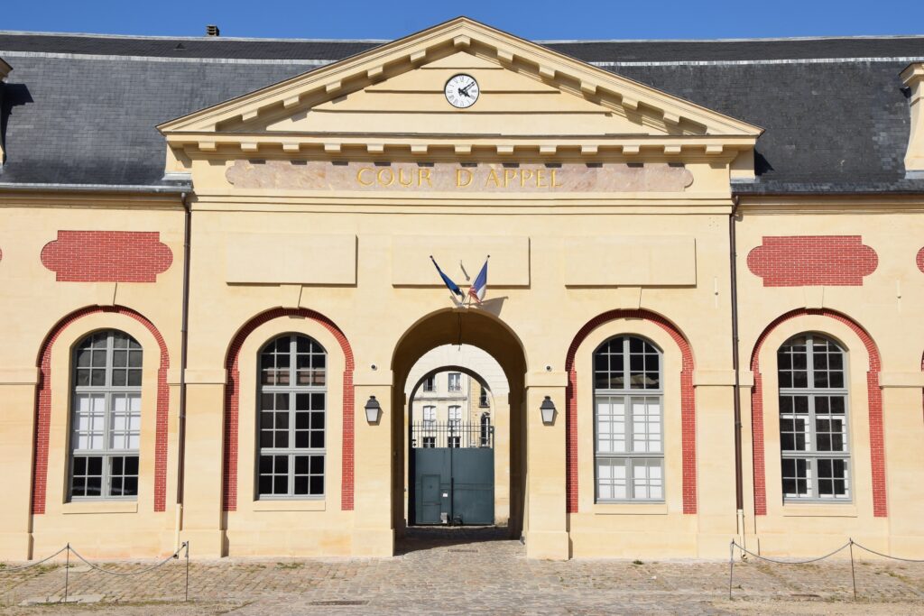 La cour d'appel de Versailles // Source : Wikimedia La cour d'appel de Versailles // Source : Wikimedia