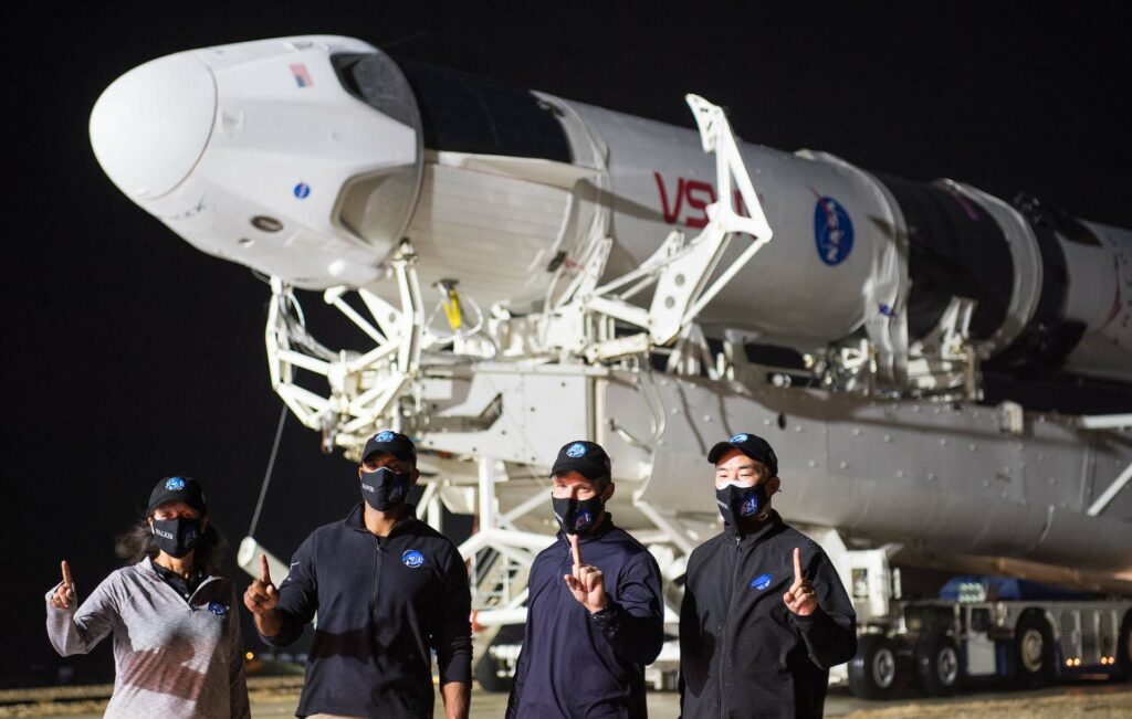 Crew-1 astronautes Crew-1 astronautes