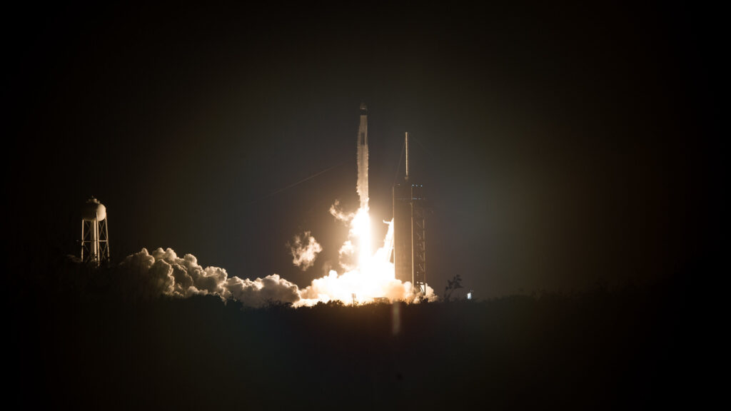 Prochain arrêt : l'ISS. // Source : Flickr/CC/Nasa HQ Photo Prochain arrêt : l'ISS. // Source : Flickr/CC/Nasa HQ Photo
