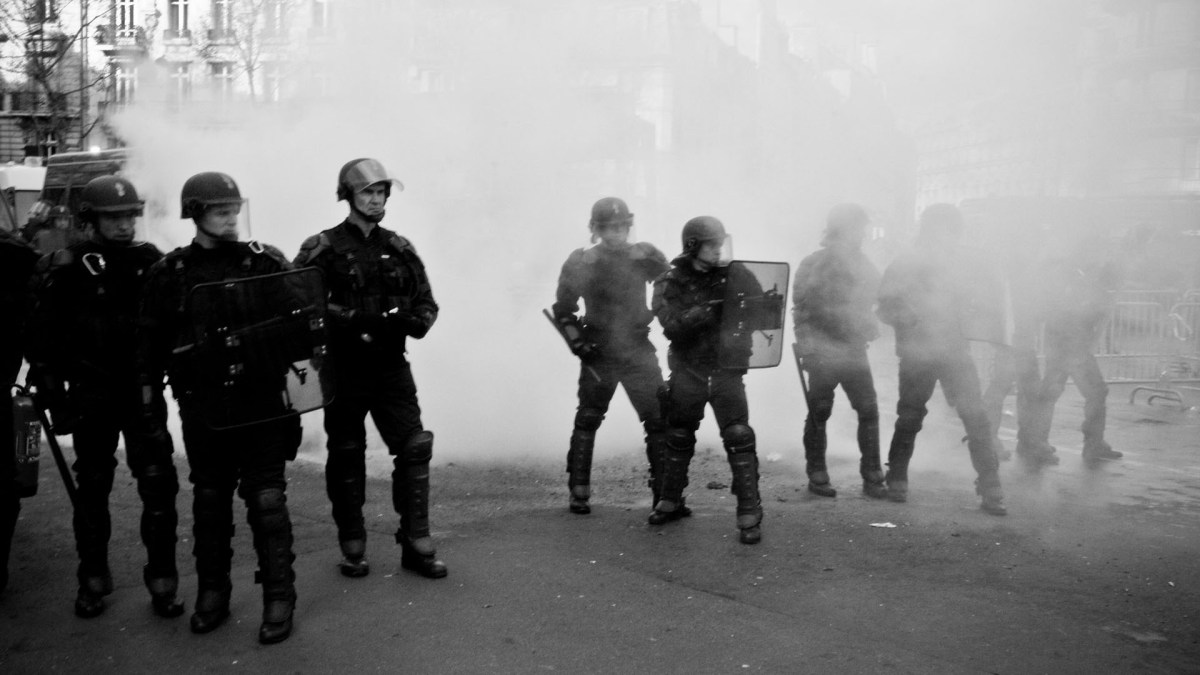 Une opération de maintien de l'ordre. // Source : Philippe Leroyer Une opération de maintien de l'ordre. // Source : Philippe Leroyer