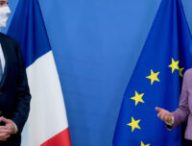 Jean Castex et Ursula von der Leyen. // Source :  European Union, 2020 