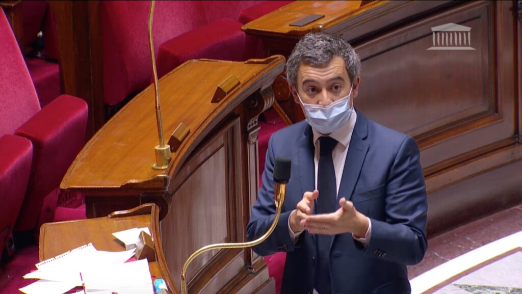 Gérald Darmanin à l'Assemblée nationale // Source : Assemblée Nationale Gérald Darmanin à l'Assemblée nationale // Source : Assemblée Nationale