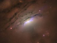IC 5063 observée par Hubble. // Source : NASA, ESA, STScI and W.P. Maksym (CfA) (image recadrée)