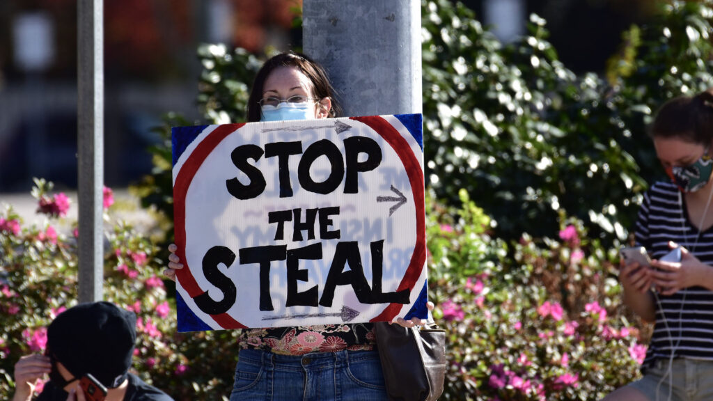 pancarte stop the steal pancarte stop the steal