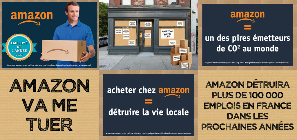 Le kit de mobilisation de Stop Amazon // Source : StopAmazon Le kit de mobilisation de Stop Amazon // Source : StopAmazon