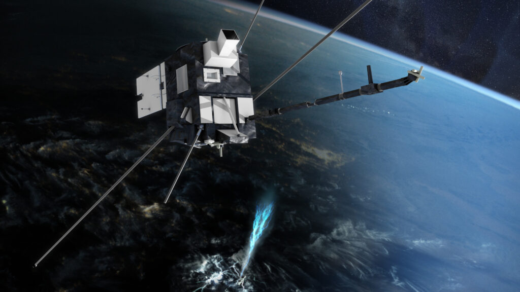 Satellite Taranis (illustration). // Source : © CNES/ill./SATTLER Oliver, 2012 Satellite Taranis (illustration). // Source : © CNES/ill./SATTLER Oliver, 2012