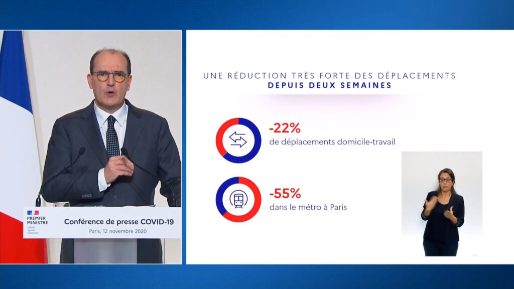 Transports Jean Castex // Source : Gouvernement / Youtube Transports Jean Castex // Source : Gouvernement / Youtube