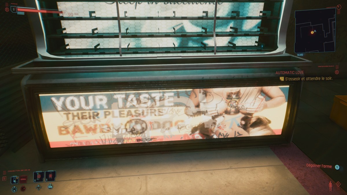 Une autre publicité pour de la nourriture pour chien dans Cyberpunk 2077 // Source : Capture d'écran Xbox Une autre publicité pour de la nourriture pour chien dans Cyberpunk 2077 // Source : Capture d'écran Xbox