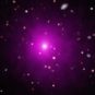 L'amas Abell 2261. // Source : X-ray: NASA/CXC/Univ of Michigan/K. Gültekin; Optical: NASA/STScI and NAOJ/Subaru; Infrared: NSF/NOAO/KPNO