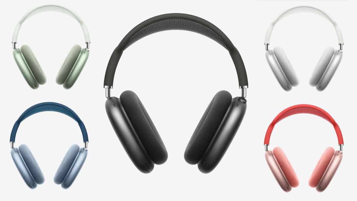Les 5 couleurs d'AirPods Max // Source : Apple Les 5 couleurs d'AirPods Max // Source : Apple