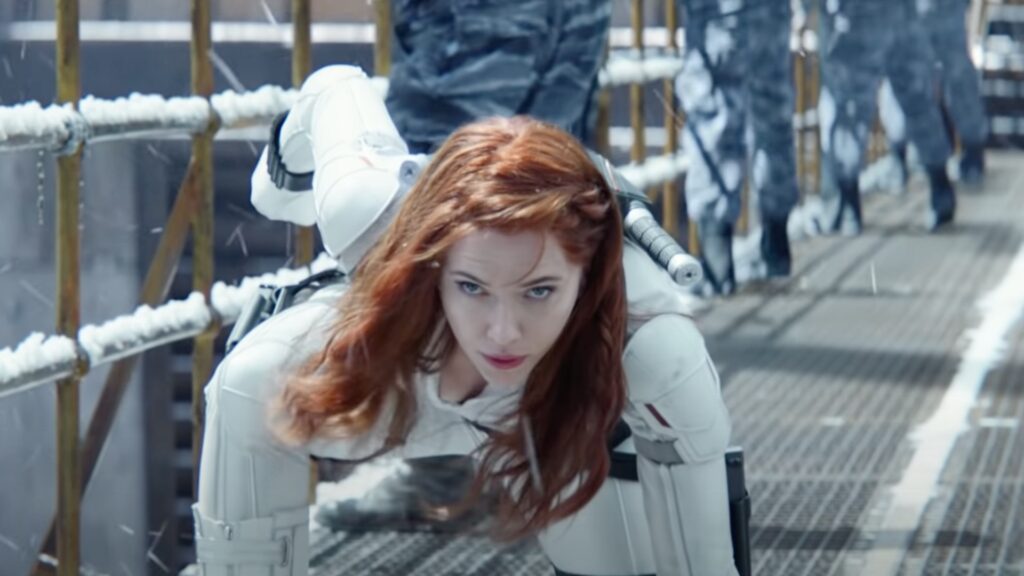 Scarlet Johansson dans le film Black Widow // Source : Marvel Scarlet Johansson dans le film Black Widow // Source : Marvel