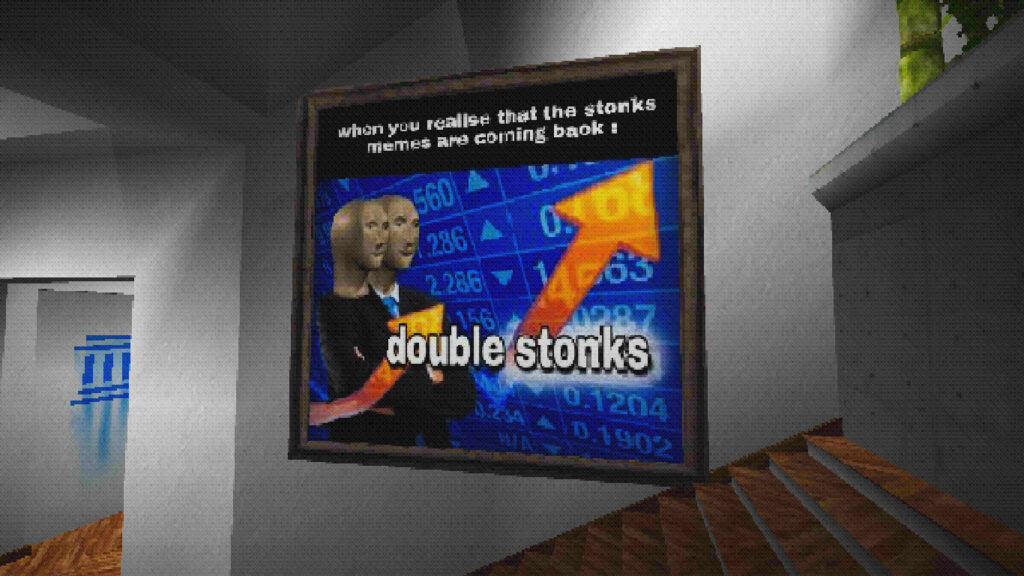 Stonks méritait depuis longtemps de figurer dans un musée // Source : The Anything Gallery