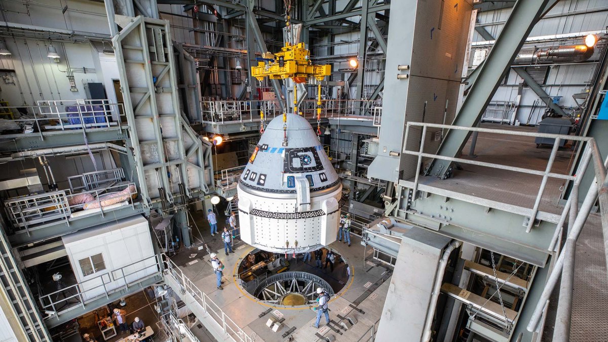 CST-100 Starliner // Source : NASA/Cory Huston CST-100 Starliner // Source : NASA/Cory Huston