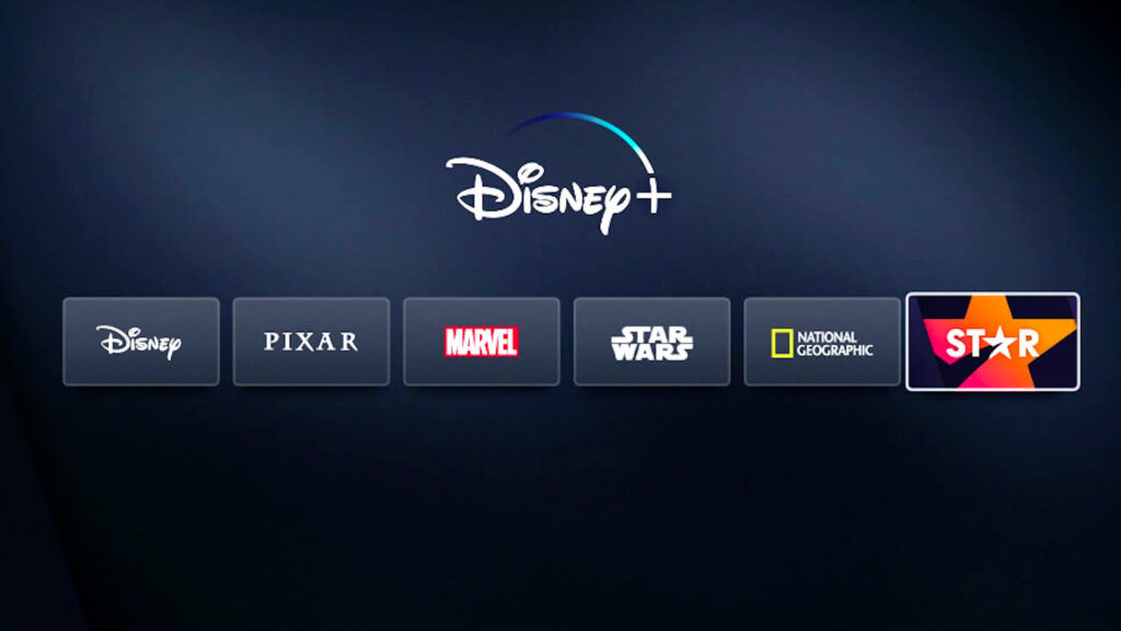 La section STAR dans Disney+ // Source : Disney La section STAR dans Disney+ // Source : Disney
