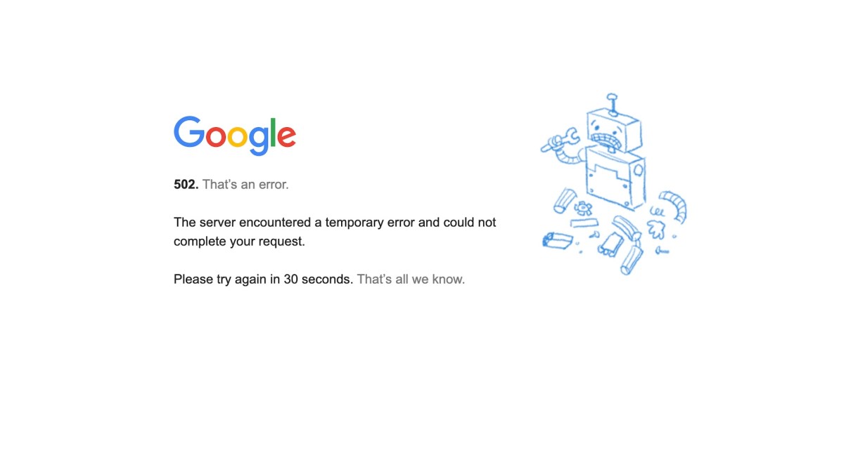 Gmail ne fonctionnait plus ce 14 décembre 2020 // Source : Capture Numerama Gmail ne fonctionnait plus ce 14 décembre 2020 // Source : Capture Numerama