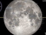 La Lune vue de l'hémisphère nord le 19 novembre 2021. // Source : Capture d'écran YouTube Nasa Goddard