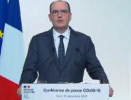 Jean Castex lors du point de situation le 10 décembre 2020. // Source : Capture d'écran YouTube Gouvernement