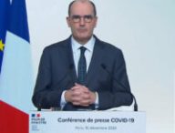 Jean Castex lors du point de situation le 10 décembre 2020. // Source : Capture d'écran YouTube Gouvernement