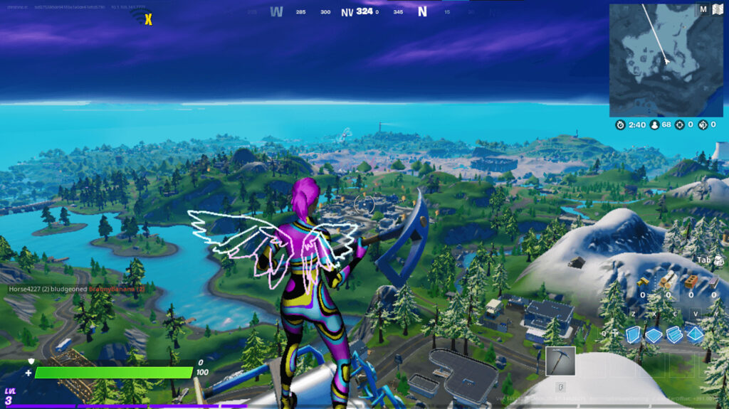 Mode Performance dans Fortnite // Source : Epic Games