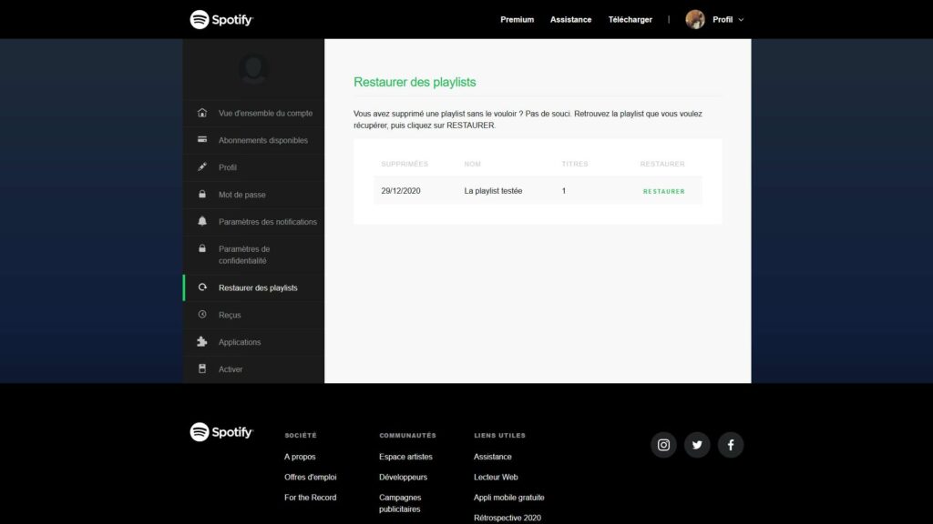 Spotify playlist Spotify playlist