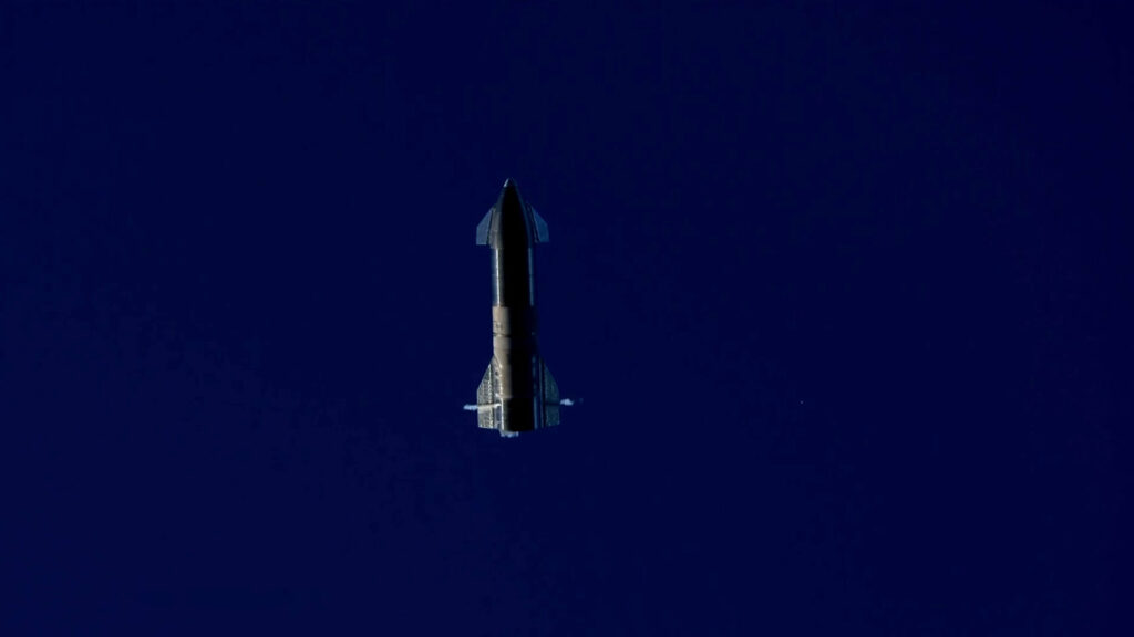 Le vol du Starship SN8 de SpaceX // Source : SpaceX Le vol du Starship SN8 de SpaceX // Source : SpaceX