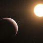 Vue d'artiste de Tau Bootis b. // Source : Wikimedia/CC/ESO/L. Calçada (photo recadrée)