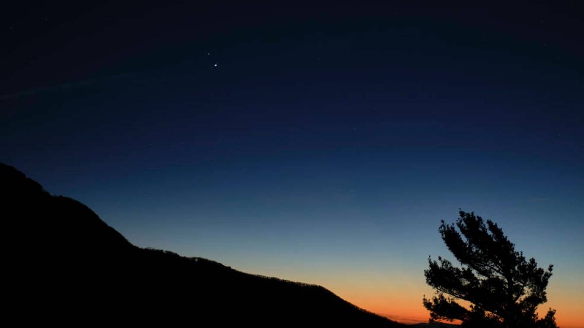 La Grande conjonction entre Jupiter et Saturne, le 21 décembre 2020 // Source : Nasa / Tumblr La Grande conjonction entre Jupiter et Saturne, le 21 décembre 2020 // Source : Nasa / Tumblr