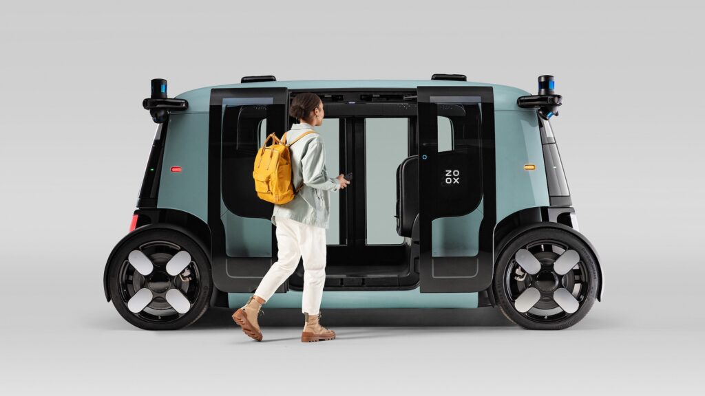 Le robotaxi Zoox // Source : Zoox Le robotaxi Zoox // Source : Zoox