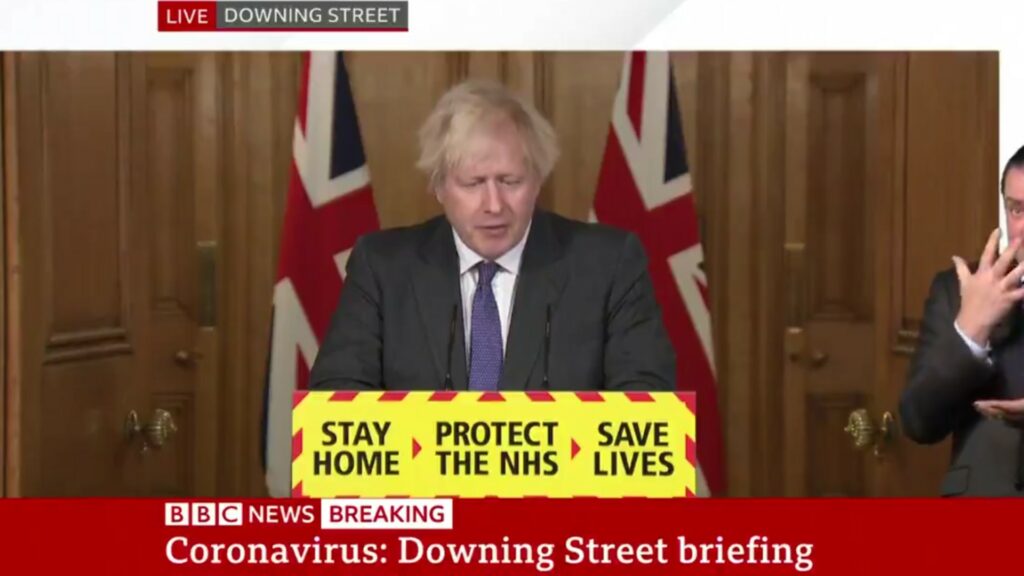 Boris Johnson. // Source : BBC Boris Johnson. // Source : BBC
