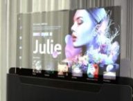 TV Transparent par LG // Source : LG Display