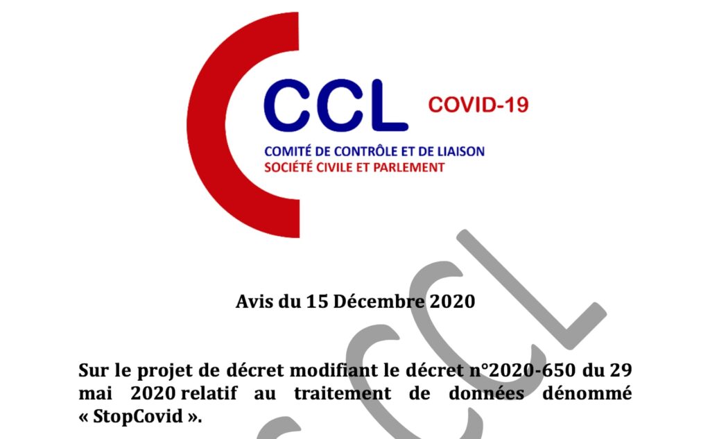 L'avis du CCL // Source : PDF L'avis du CCL // Source : PDF