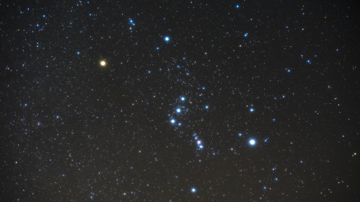 Constellation d'Orion. // Source : Pixabay Constellation d'Orion. // Source : Pixabay