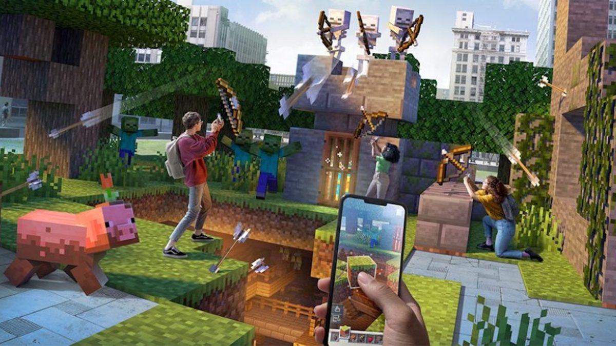 Minecraft Earth // Source : Microsoft Minecraft Earth // Source : Microsoft