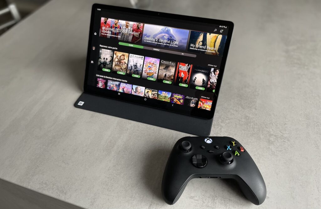 L'application Xbox Game Pass sur la Samsung Galaxy S7 Tab+ // Source : Maxime Claudel pour Numerama L'application Xbox Game Pass sur la Samsung Galaxy S7 Tab+ // Source : Maxime Claudel pour Numerama
