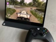 Forza Horizon 4 sur la Samsung Galaxy Tab S7+ // Source : Maxime Claudel pour Numerama