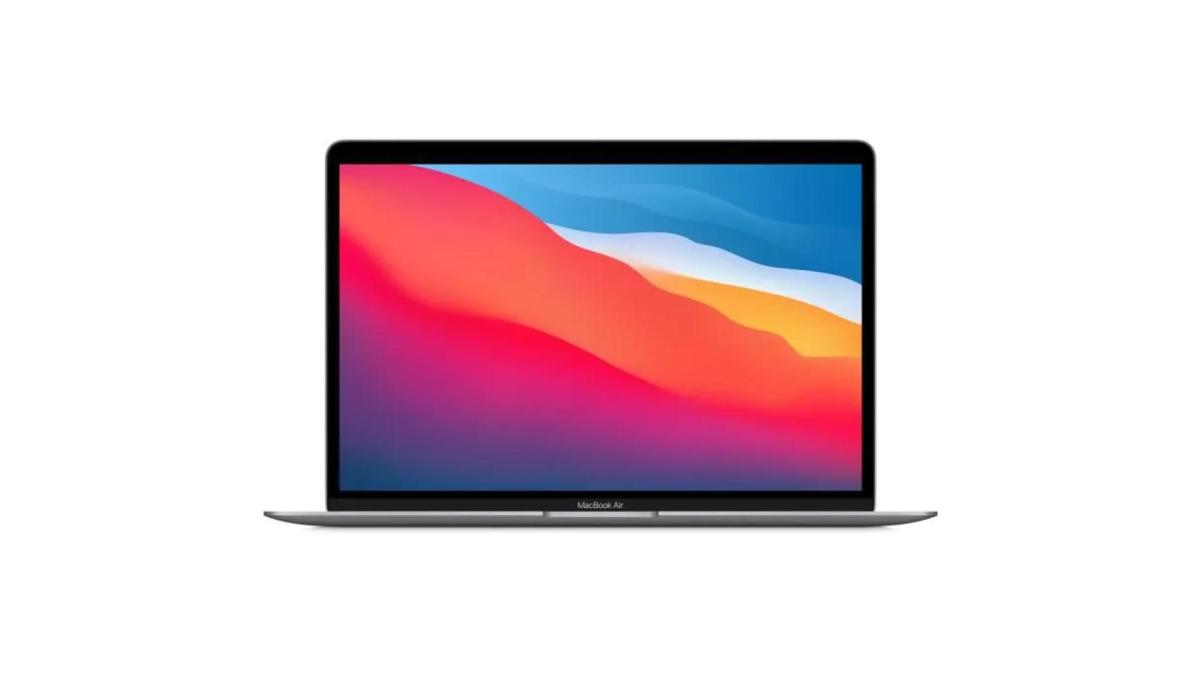 Le MacBook Air 2020, équipé de la puce Apple M1. Le MacBook Air 2020, équipé de la puce Apple M1.