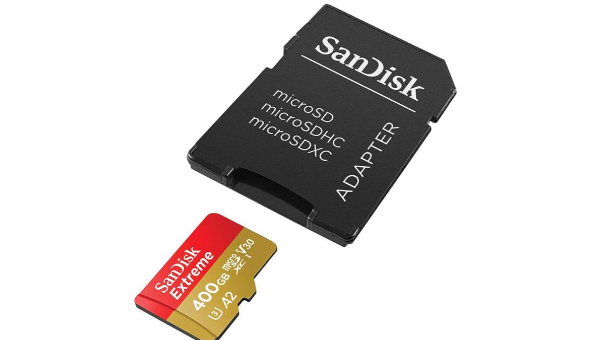 microSD Sandisk extreme 400 Go avec adaptateur microSD Sandisk extreme 400 Go avec adaptateur