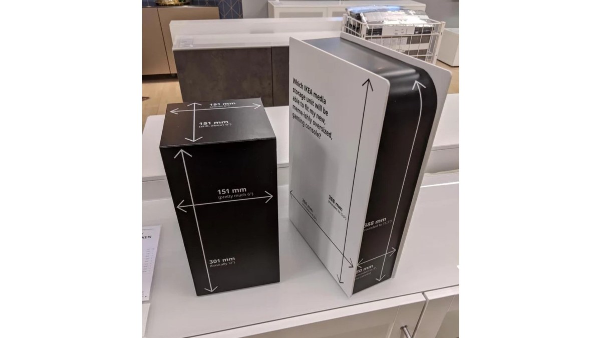 Reproductions PS5 et Xbox Series X chez Ikea // Source : Reddit Reproductions PS5 et Xbox Series X chez Ikea // Source : Reddit