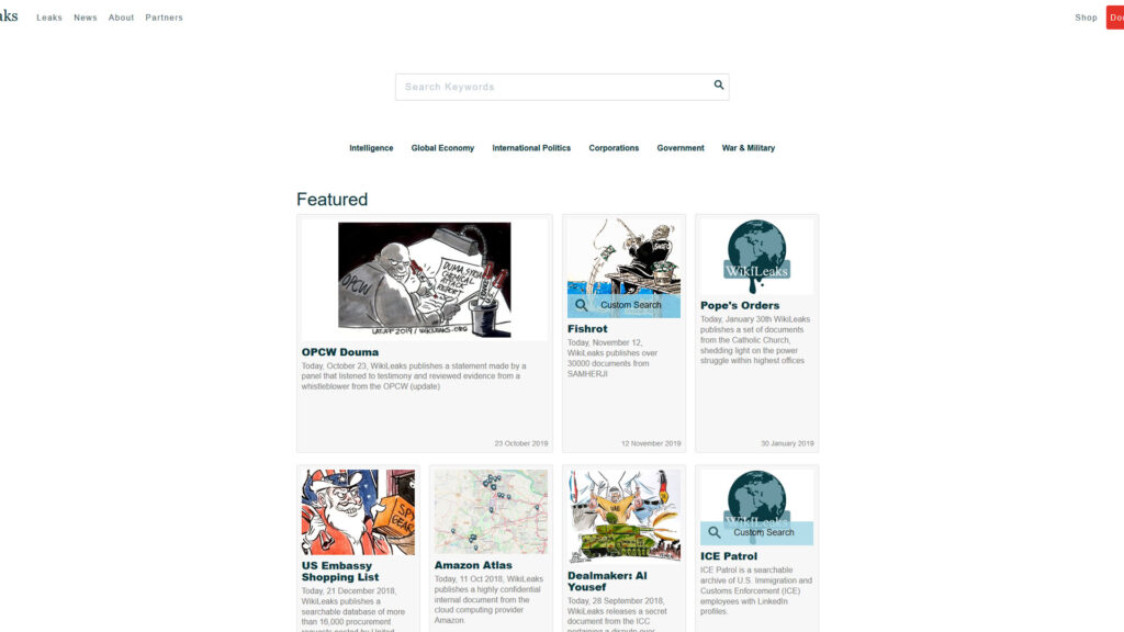portail Wikileaks portail Wikileaks
