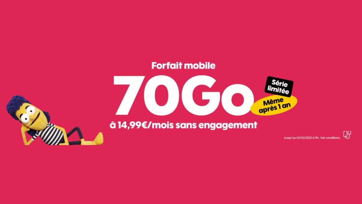Sosh 70 GO forfait 4G – 2021 Sosh 70 GO forfait 4G – 2021