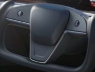 Le nouveau volant de la Model S // Source : Tesla Le nouveau volant de la Model S // Source : Tesla