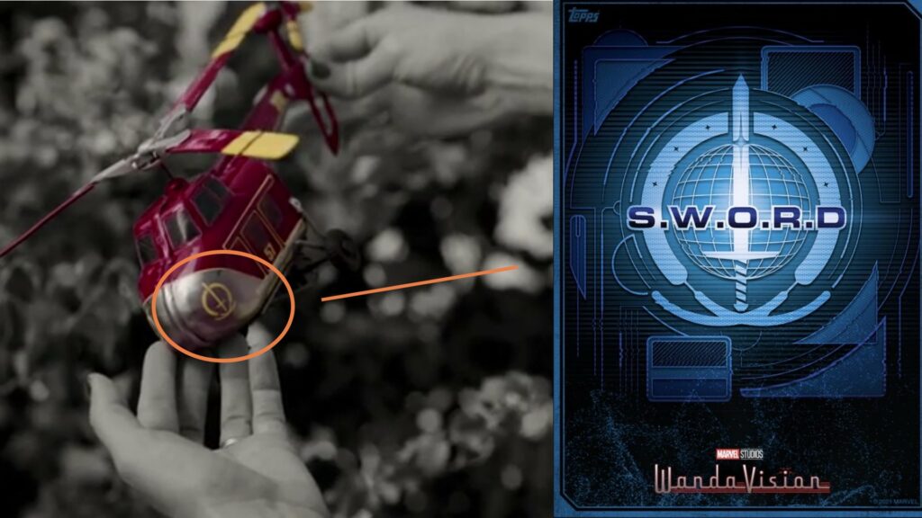 Sur l'hélicoptère aussi, on retrouve le logo de SWORD. // Source : Disney/Marvel Sur l'hélicoptère aussi, on retrouve le logo de SWORD. // Source : Disney/Marvel