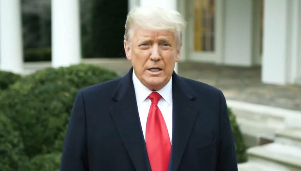Donald Trump le 6 janvier 2020 // Source : Twitter/realDonaldTrump Donald Trump le 6 janvier 2020 // Source : Twitter/realDonaldTrump