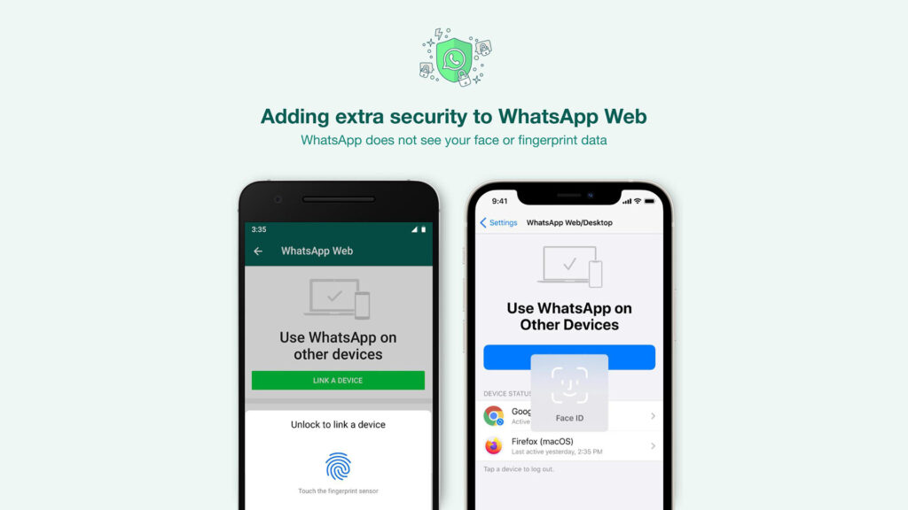 WhatsApp biométrie WhatsApp biométrie