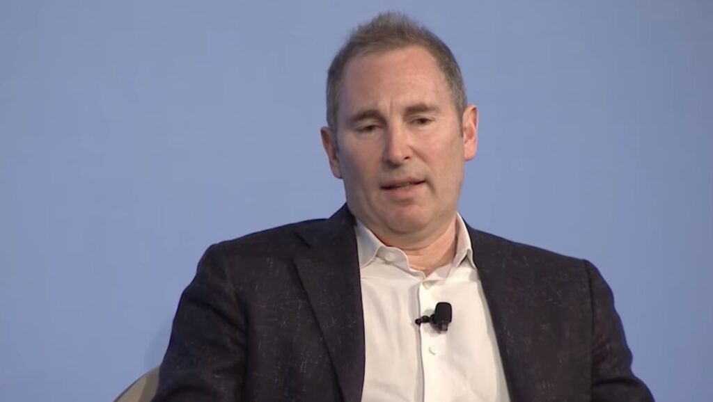 Andy Jassy en 2020 // Source : YouTube/Goldman Sachs Andy Jassy en 2020 // Source : YouTube/Goldman Sachs